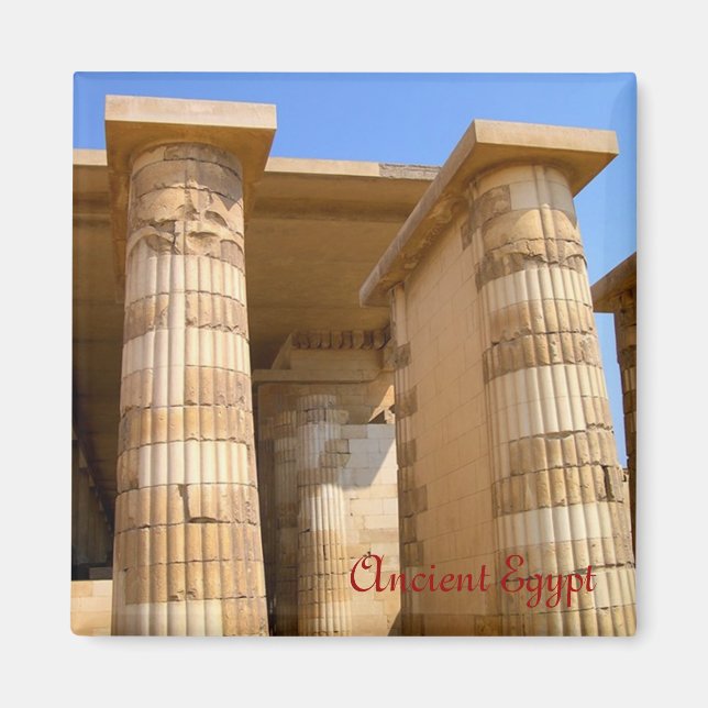 Forntida egyptiska ruiner magnet (Framsidan)