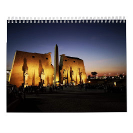 Forntida egyptiska tempel Pyramid Luxor Karnak Kalender
