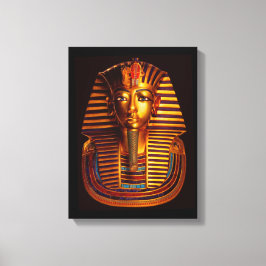 Forntida egyptiske kungen Tutankhamuns guldbegravn Canvastryck