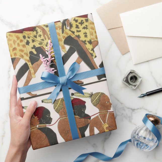Forntida egyptiskt konsttrycksmönster Inpackningsp Presentpapper (Gifting)