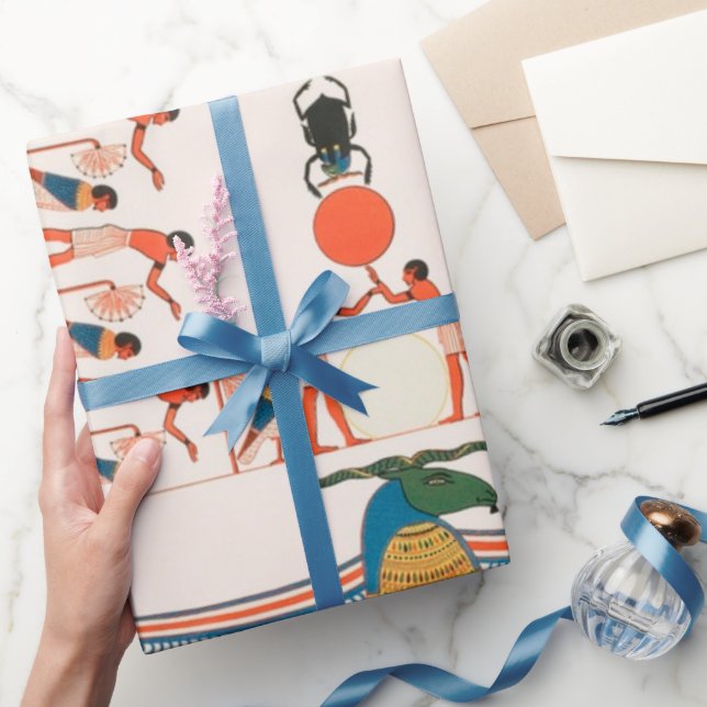 Forntida egyptiskt konsttrycksmönster Inpackningsp Presentpapper (Gifting)