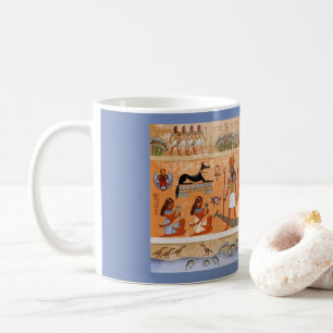 Forntida egyptiskt liv kaffemugg