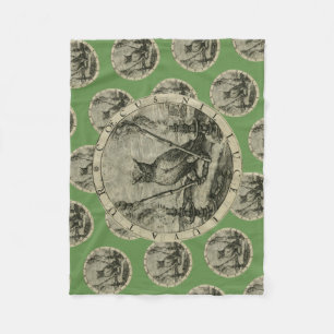 Forntida Emblem - uggla - som är ljus av Fleecefilt