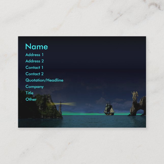 Forntida fraktvisitkort visitkort (Framsida)