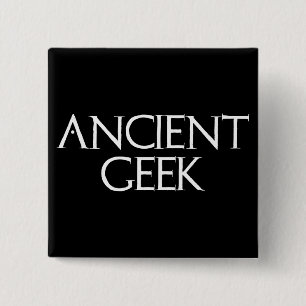 Forntida Geek Knapp