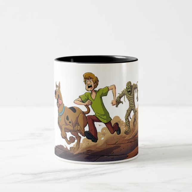 Forntida gravmysterium Scooby-mugg Två-Tonad Mugg (Center)