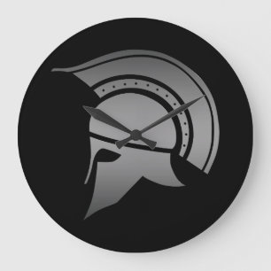 Forntida grekisk spartansk hjälm stor klocka