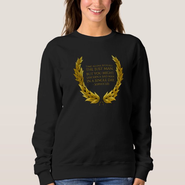 Forntida grekisk teatercitat - Sofokles - Classica T Shirt (Framsida)