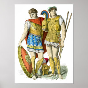 Forntida grekiska krigare poster