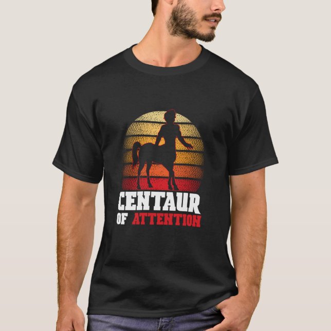 Forntida Gud Centaur Av Uppmärksamhet Gudinna Grek T Shirt (Framsida)