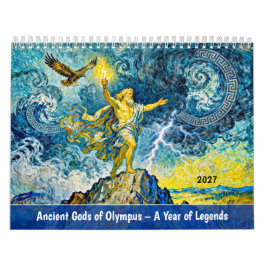 Forntida gudar från Olympus - Ett år av legender Kalender