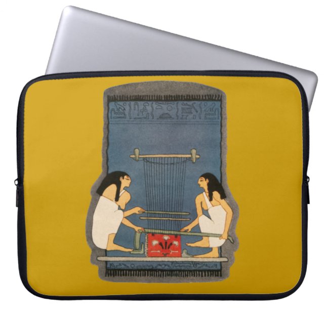 Forntida Hieroglyphics för danande för matta för Laptop Sleeve (Framsidan)