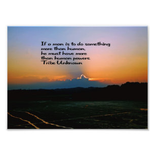 Forntida indianproverb fototryck