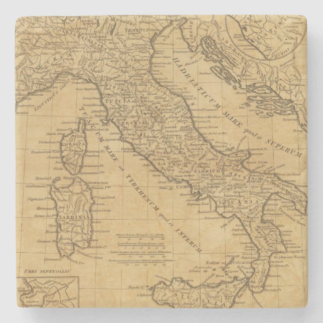 Forntida italien stenunderlägg (Framsidan)