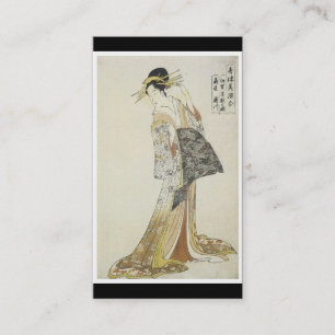 Forntida japansk konstvisitkort visitkort