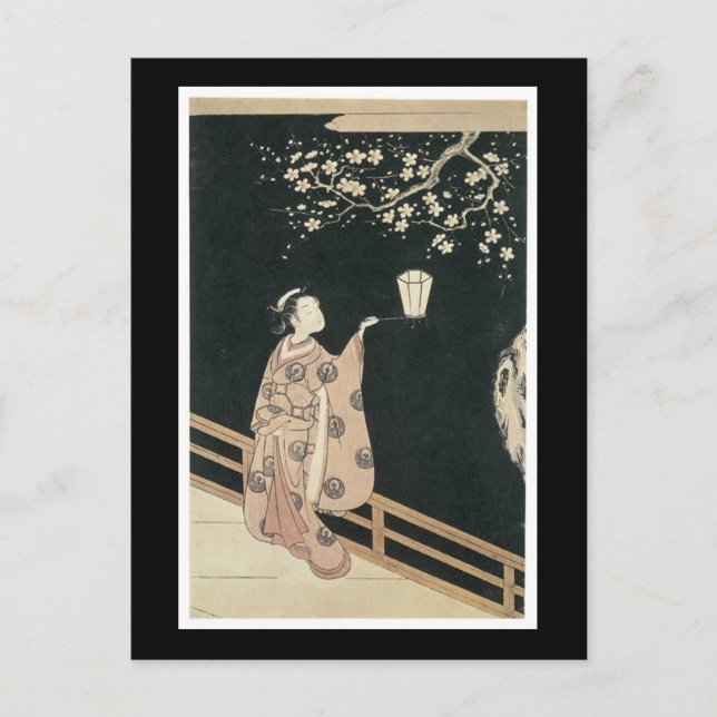 Forntida japansk konstvykort vykort (Framsida)