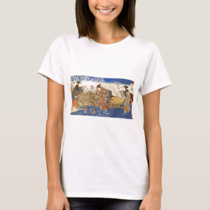 Forntida japansk måla skjorta för C. 1800's T Shirt