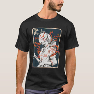 Forntida japansk samuraj forntida kvinnlig japansk t shirt