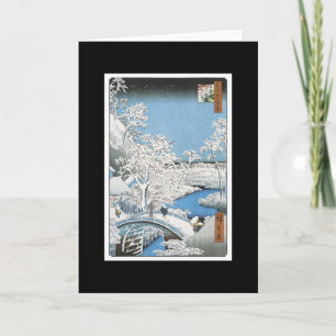 Forntida japanskt konstkort kort