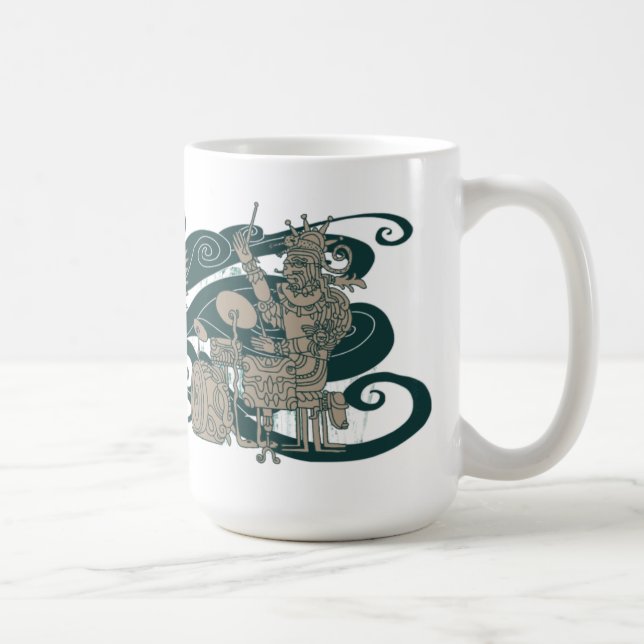 Forntida Jazztecs Kaffemugg (Höger)