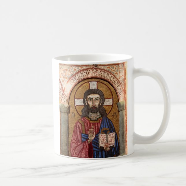 Forntida Jesusmosaik Kaffemugg (Höger)