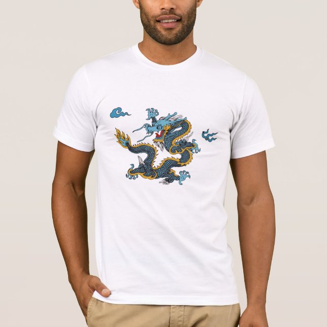Forntida kinesisk drake t shirt (Framsida)
