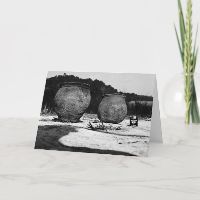 Forntida lerakrukar, sydliga Mexico Kort (Framsida)