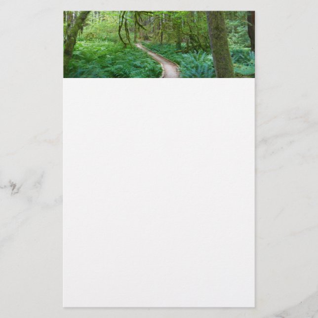 Forntida lundarleden vid Olympic nationalpark Brevpapper (Framsida)