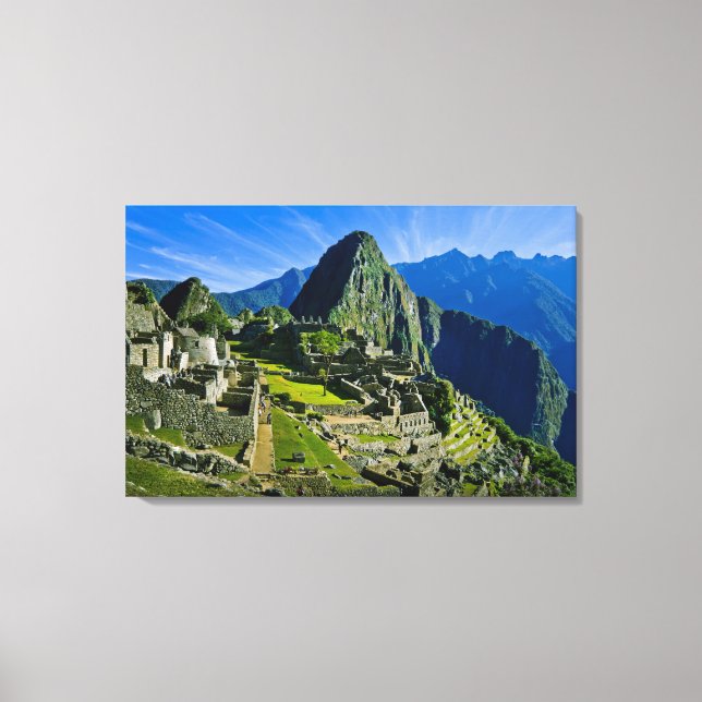 Forntida Machu Picchu, sista tillflykten för de 2 Canvastryck (Framsida)