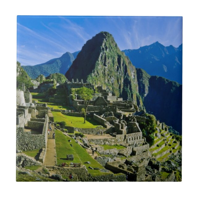 Forntida Machu Picchu, sista tillflykten för de 2 Kakelplatta (Framsidan)