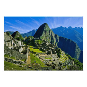 Forntida Machu Picchu, sista tillflykten för den Fototryck