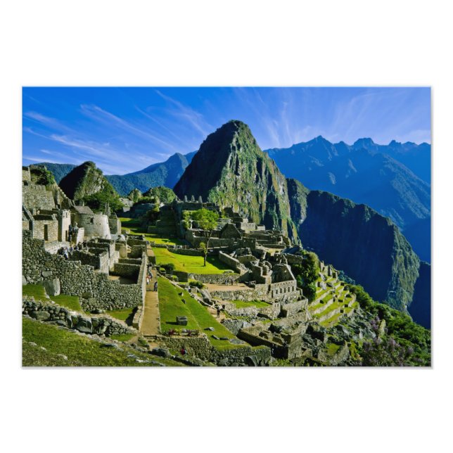 Forntida Machu Picchu, sista tillflykten för den Fototryck (Framsidan)