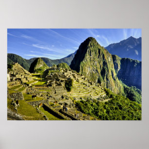 Forntida Machu Picchu, sista tillflykten för den Poster