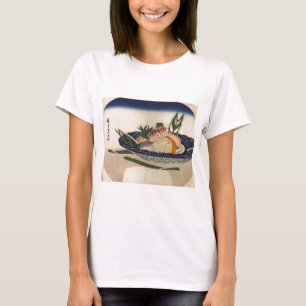 Forntida målning av en bunke av Sushi circa 1800' T-shirt