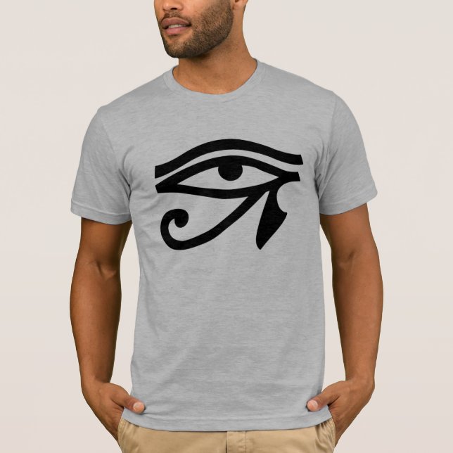 Forntida manar för egyptenögasymbol T-tröja T-shirt (Framsida)
