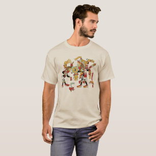 Forntida Mayan Mesoamerican konstkulturT-tröja T Shirt