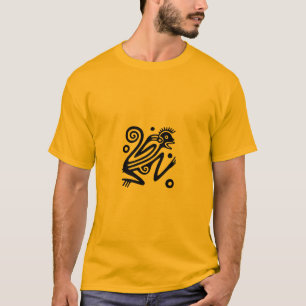 Forntida mexicansk motivT-tröja Tee