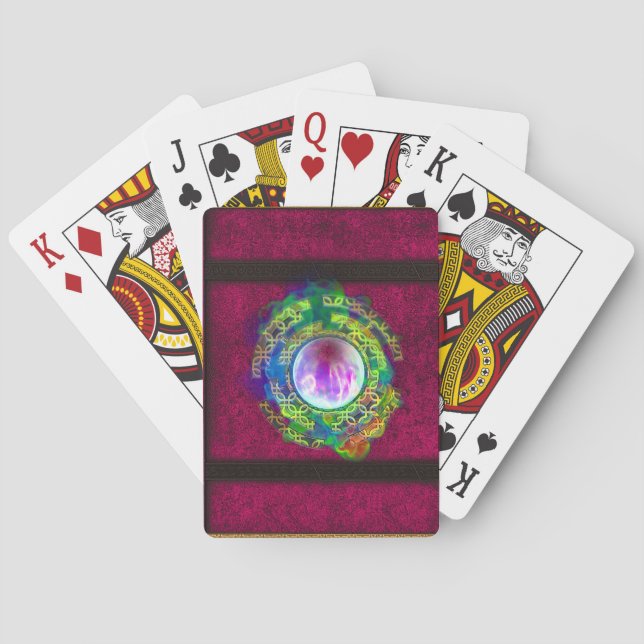 Forntida Mystisk Bok om Magiska Spel & Drycker II Casinokort (Baksidan)