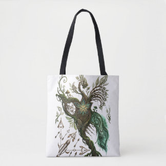 Forntida Naturande Mytisk 3D-illustration Tygkasse
