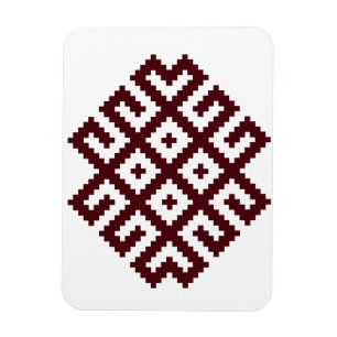 Forntida nordiskt lettiskt litauiskt symbol magnet