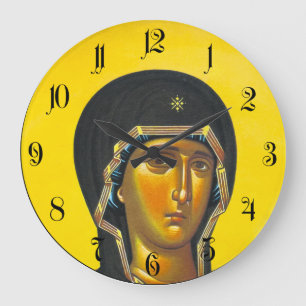 Forntida ortodox symbol stor klocka