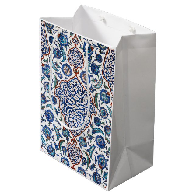 Forntida ottisk blom- Iznik (Baksidan Vinklad)