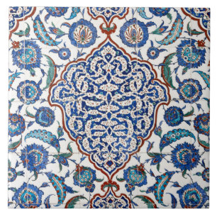 Forntida ottisk blom- Iznik Kakelplatta