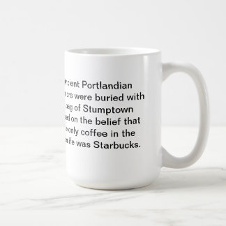Forntida Portland kaffemugg: Begrava mig med Kaffemugg