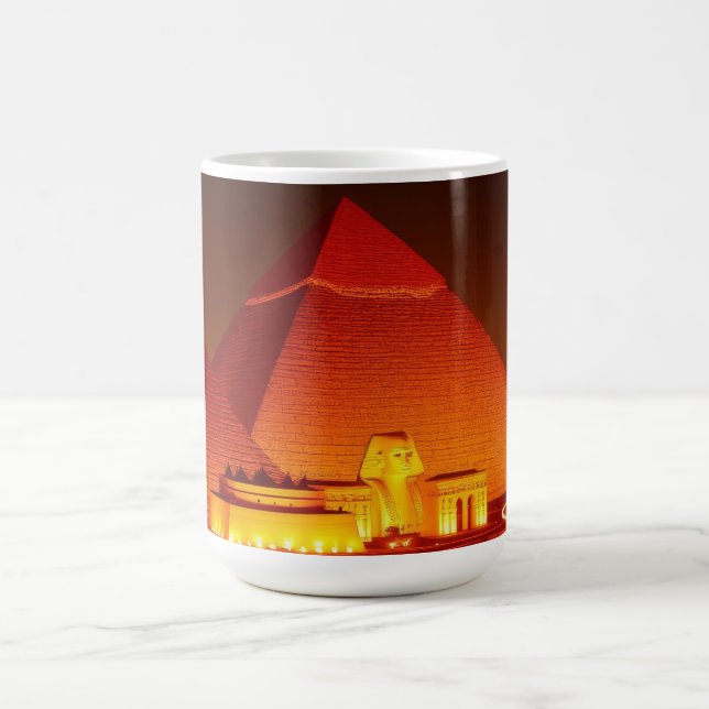 Forntida pyramider kaffemugg (Center)