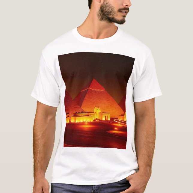 Forntida pyramider t shirt (Framsida)