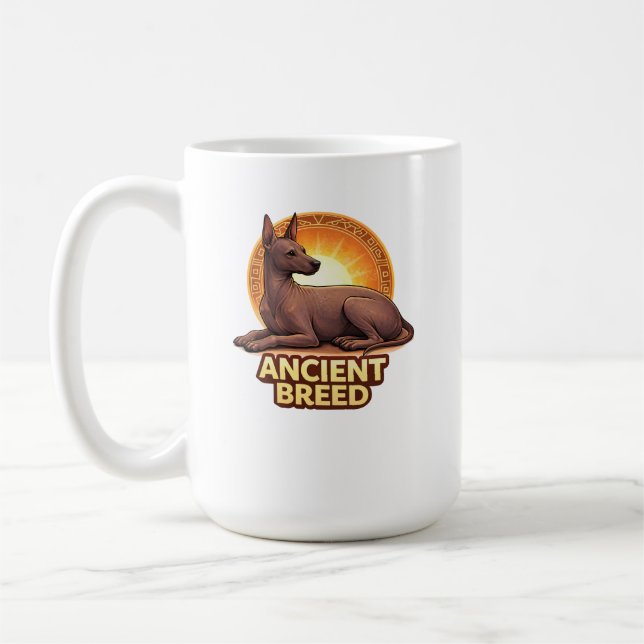 Forntida ras Peruvian Inca Orchid Kaffemugg (Vänster)