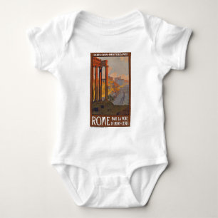 Forntida Rom Resa Reklam Målning Tee Shirt