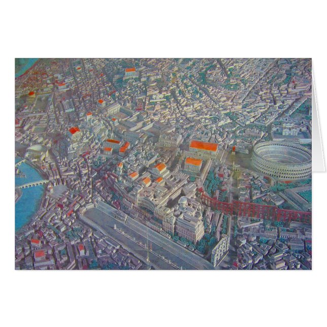 forntida rome hälsningskort (Framsidan Horizontal)