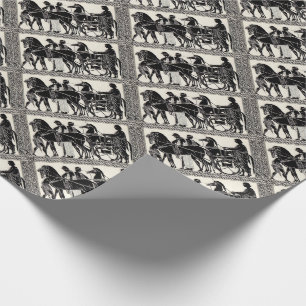 forntida romersk manar och hästtryck presentpapper